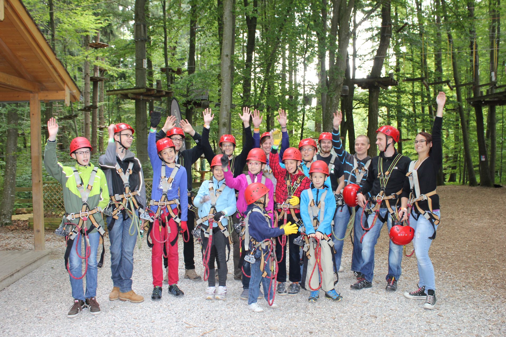 Ausflug zum Kletterwald